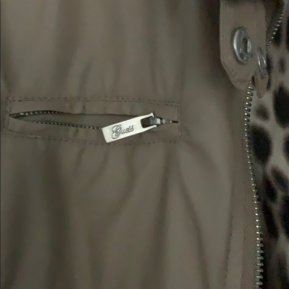 Guess Faux Leather Bomber Jacket - Picture 4 of 6